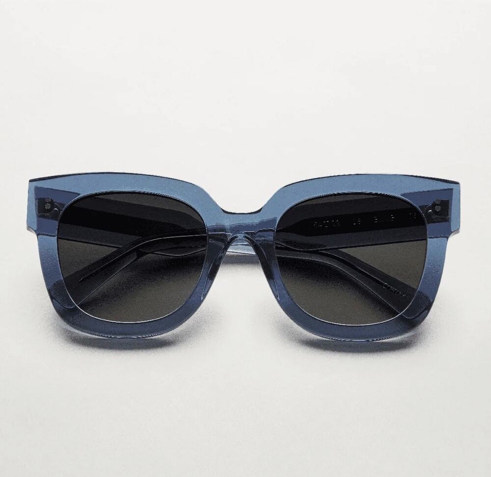 CHIMI Core 08 Indigo Blue Oversized Square Sunglasses 54mm w/ Case